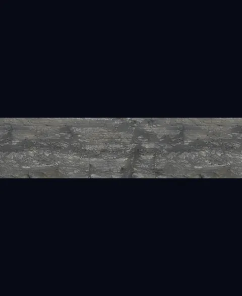 Solid band asteroid field