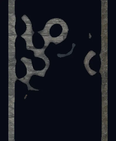 Coral field (open) parameter variation 1
