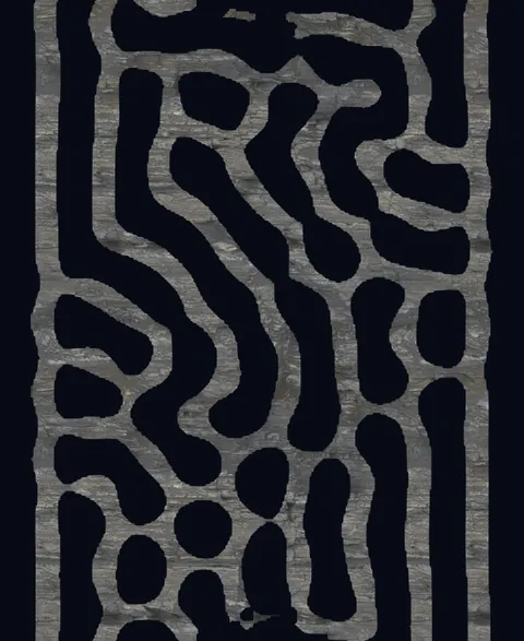 Coral field (open) parameter variation 3