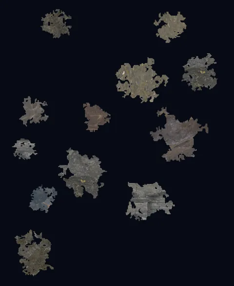Noise asteroid field