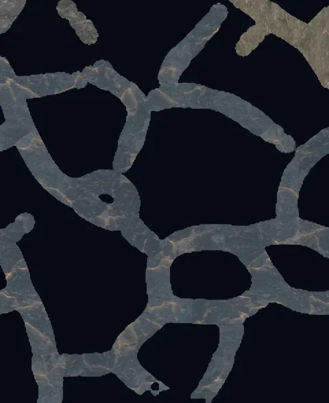 Slime field (open) parameter variation 3